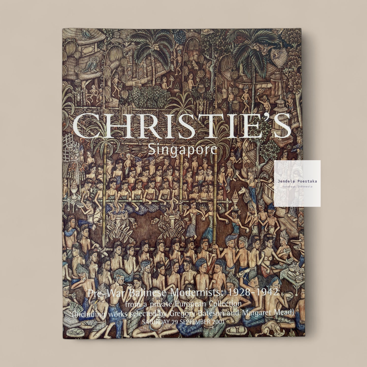 Christie's Singapore Pre-War Balinese Modernists, 1928-1942: From a private European Collection (Including works selected by Gregory Bateson and Margaret Mead)