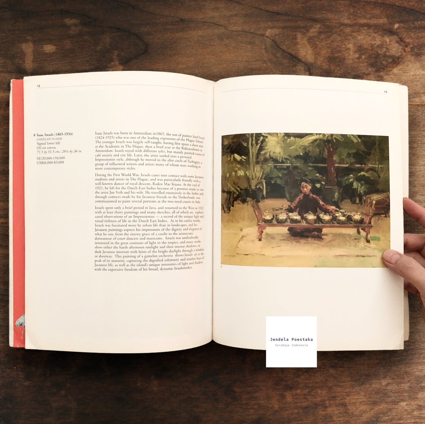 Sotheby’s Singapore: Southeast Asian Paintings. Sunday, 30 September 2001