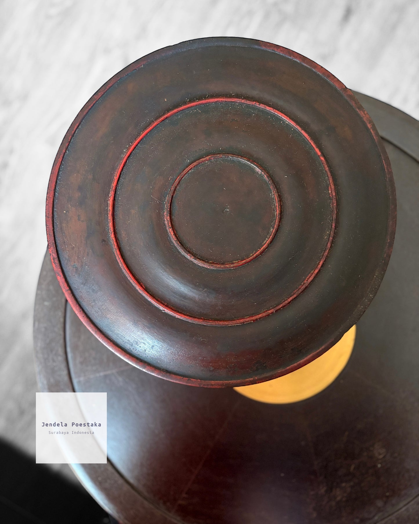 Peranakan Chinese Wooden Container (Tenong)
Late 19th – Early 20th Century | Palembang or Java, Indonesia