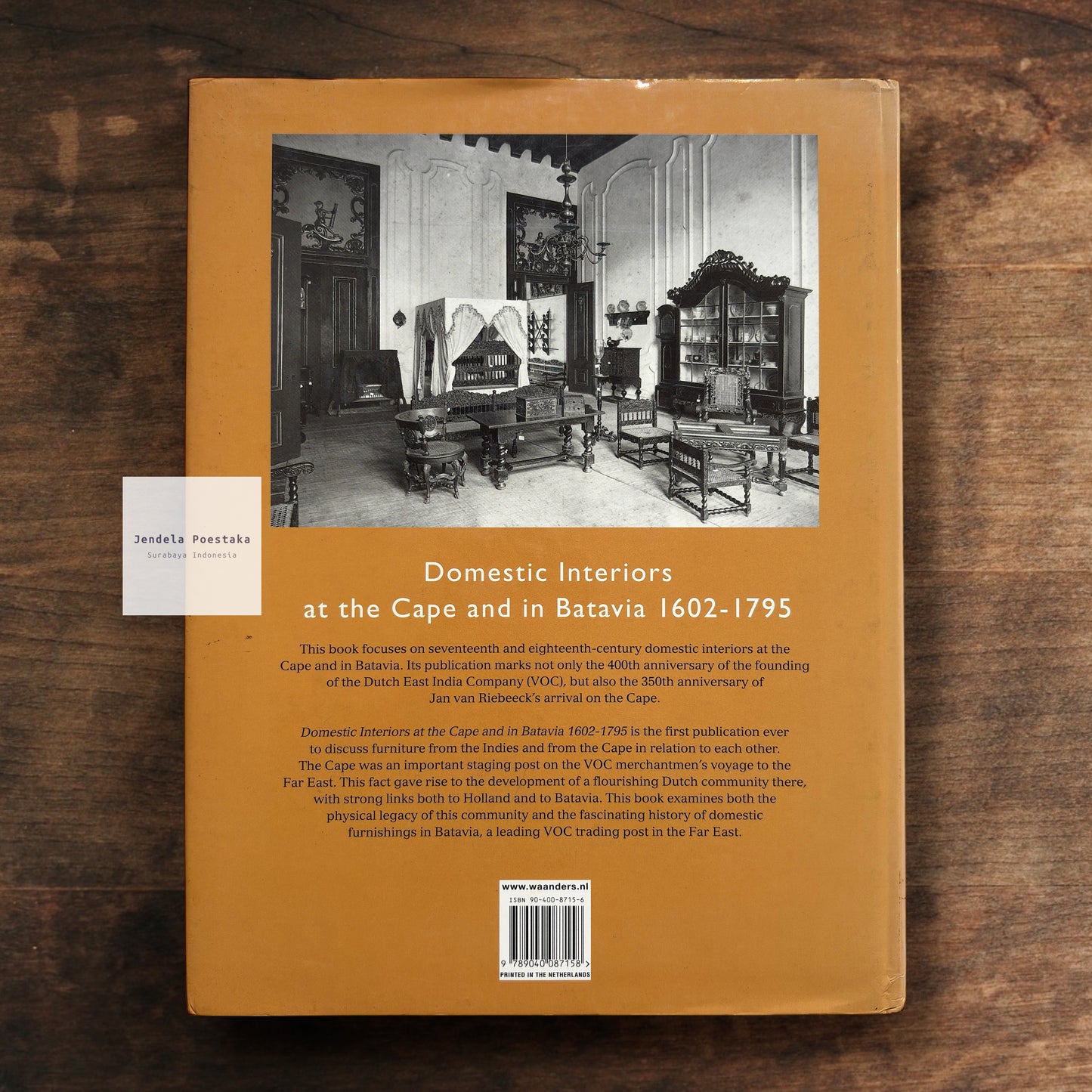 Domestic Interiors of the Cape and Batavia 1602–1795