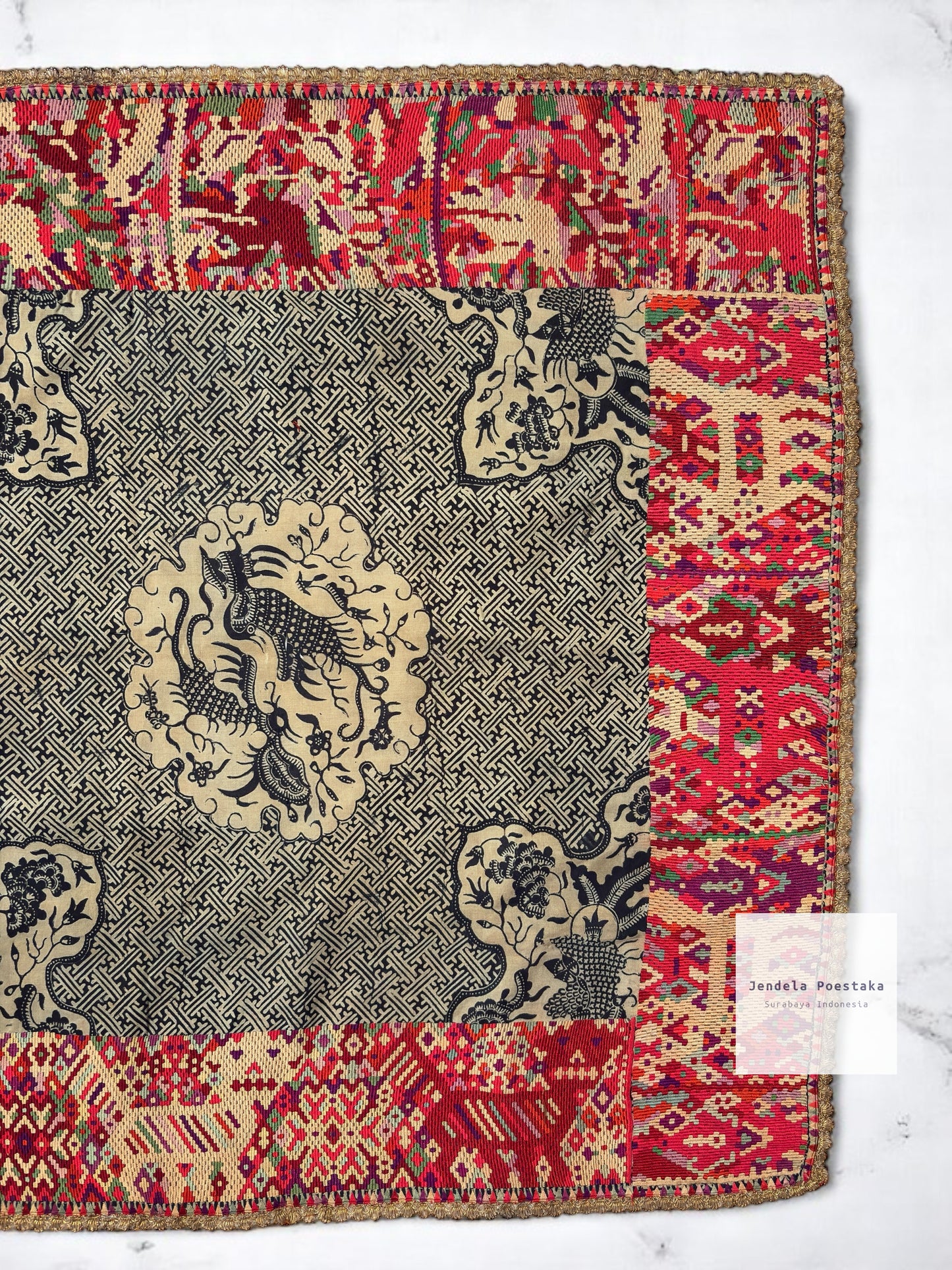 Sirih Cover / Tutuik or Saputangan Siriah (Circa 1900)
Ceremonial textile from West Sumatra