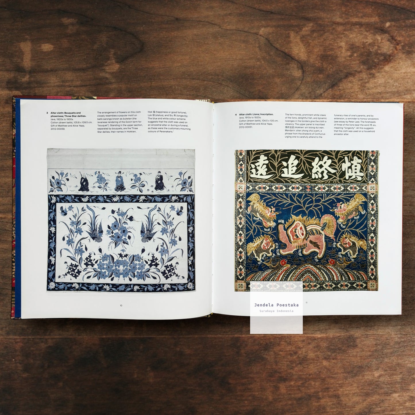 Auspicious Designs: Batik for Peranakan Altars