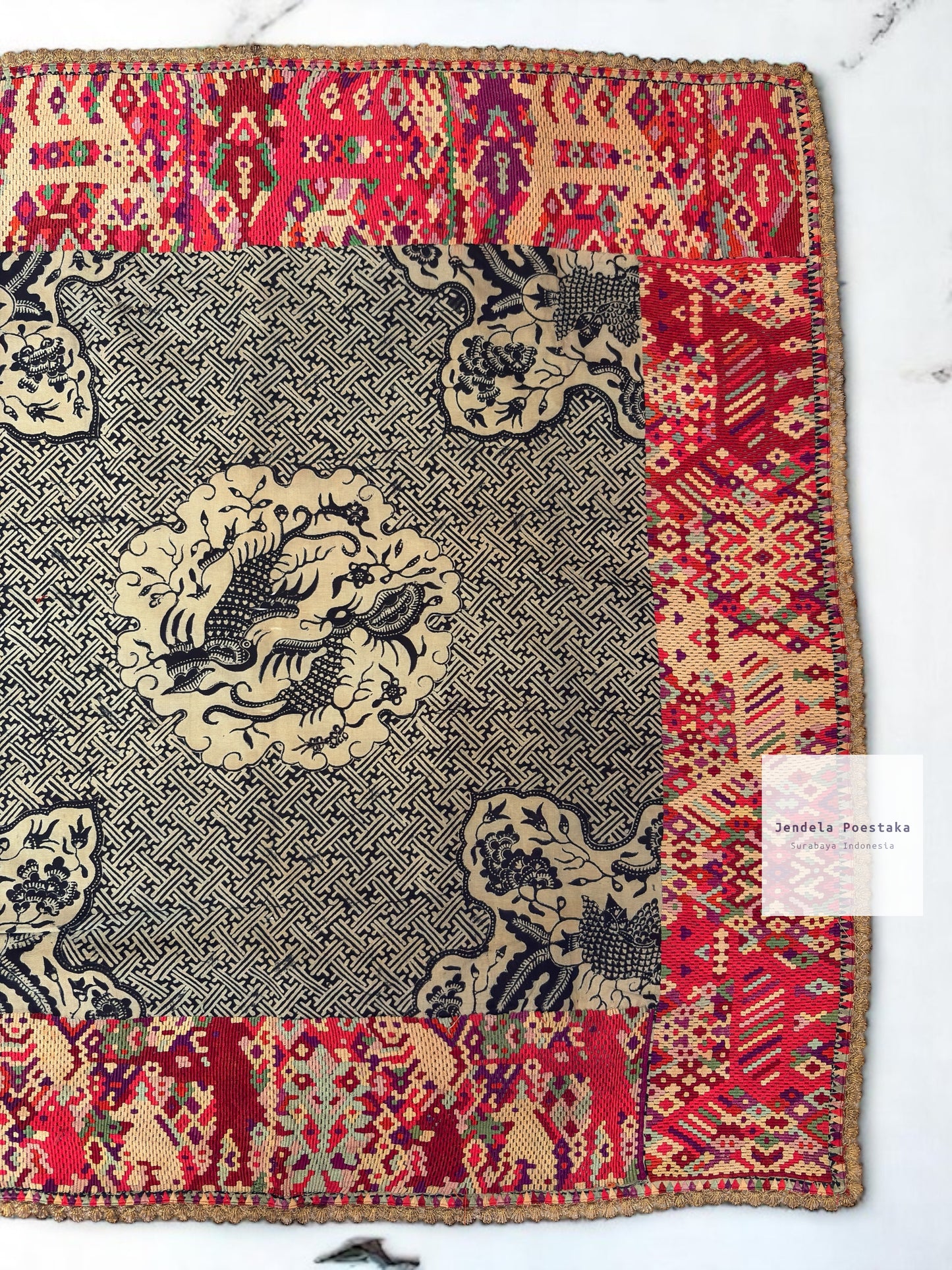 Sirih Cover / Tutuik or Saputangan Siriah (Circa 1900)
Ceremonial textile from West Sumatra