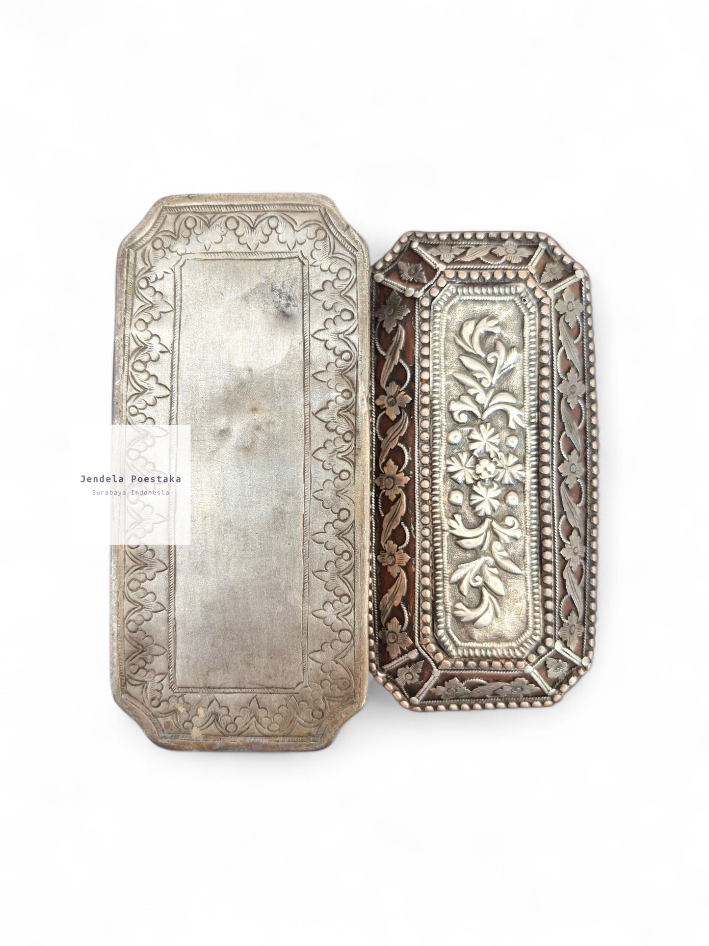 Antique Silver Betel and Tobacco Box – 19th Century South Sulawesi