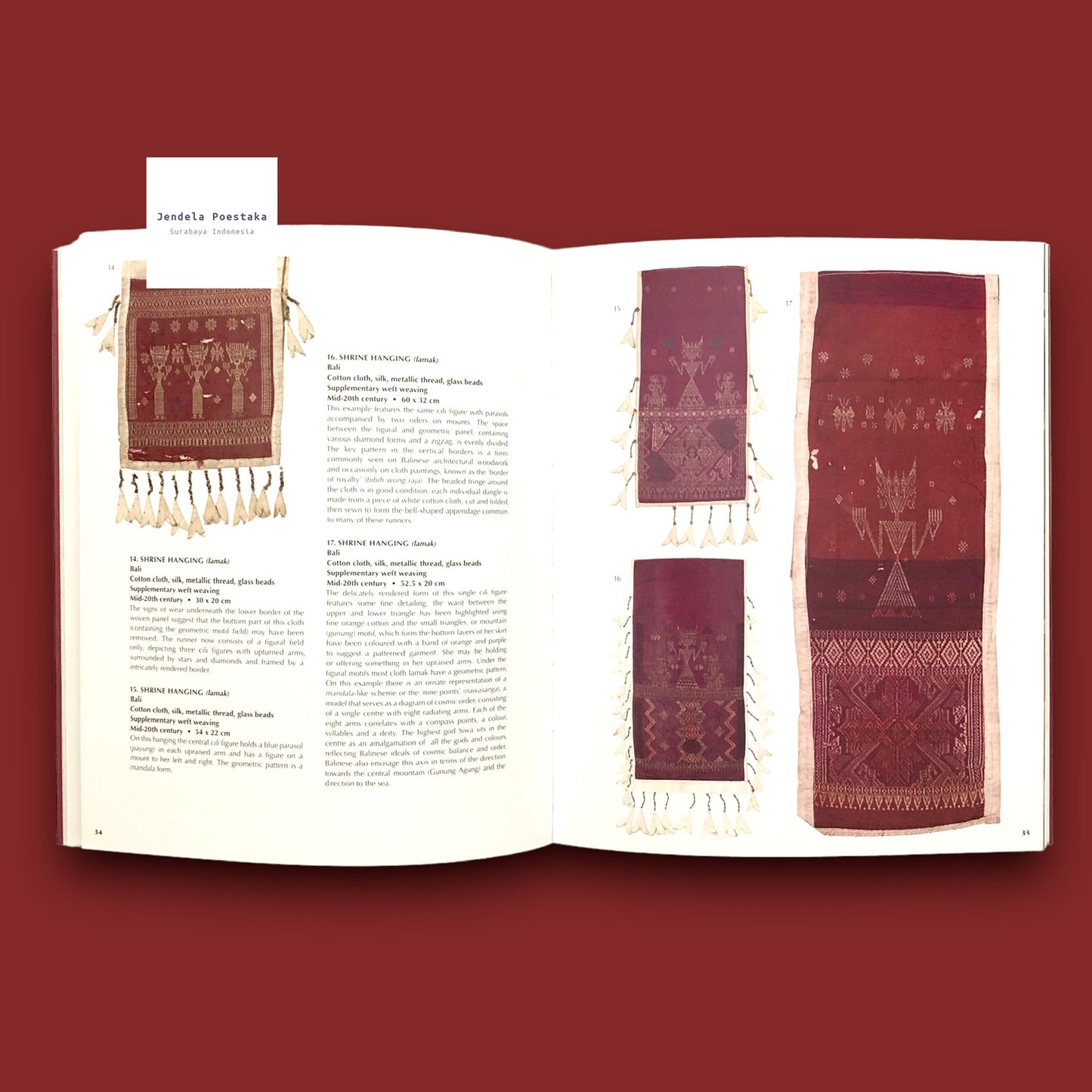 Encounters with Bali - a collector's journey : Indonesian textiles from the collection of Dr. John Yu AC & Dr. George Soutter AM