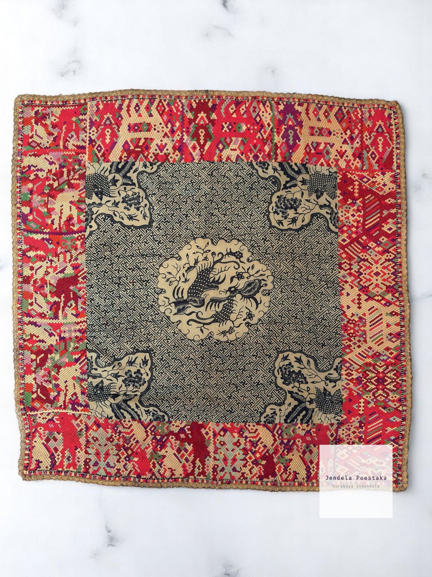 Sirih Cover / Tutuik or Saputangan Siriah (Circa 1900)
Ceremonial textile from West Sumatra