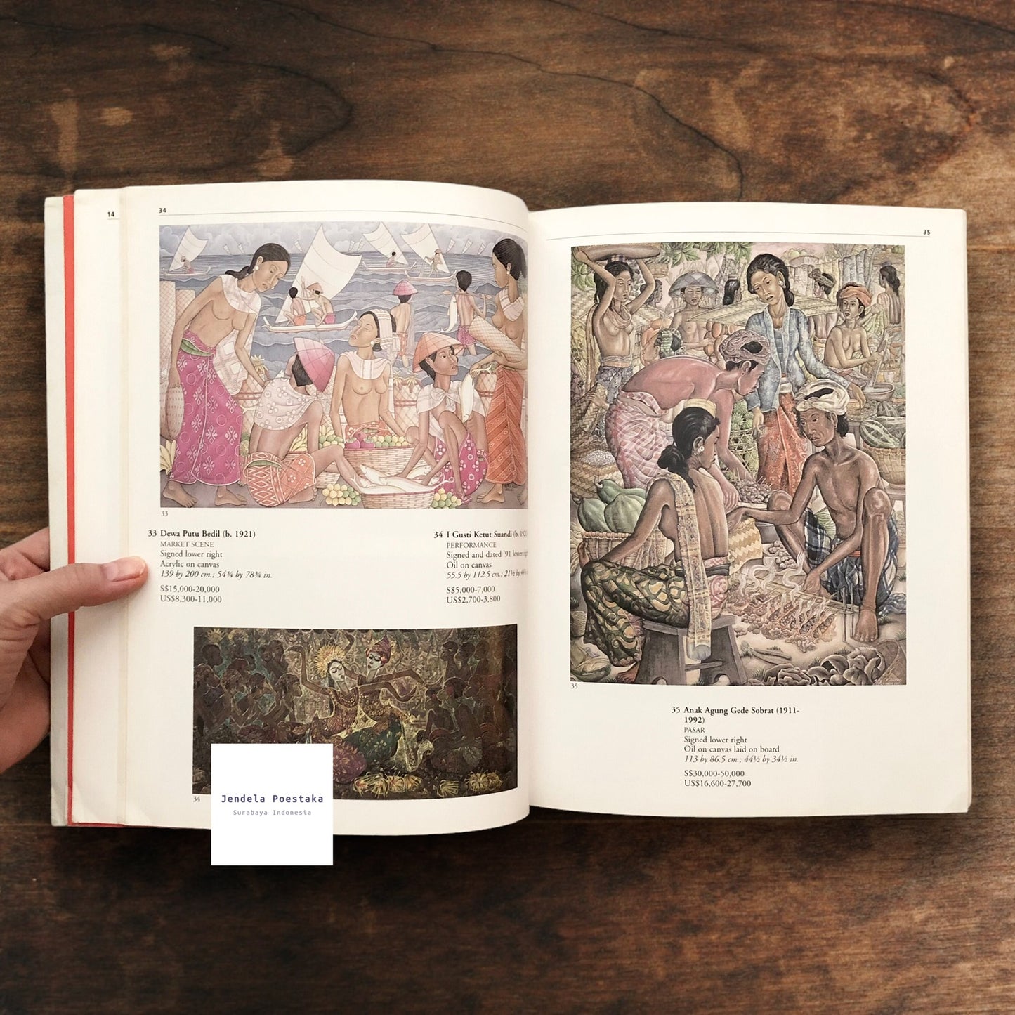 Sotheby’s Singapore: Southeast Asian Paintings. Sunday, 30 September 2001