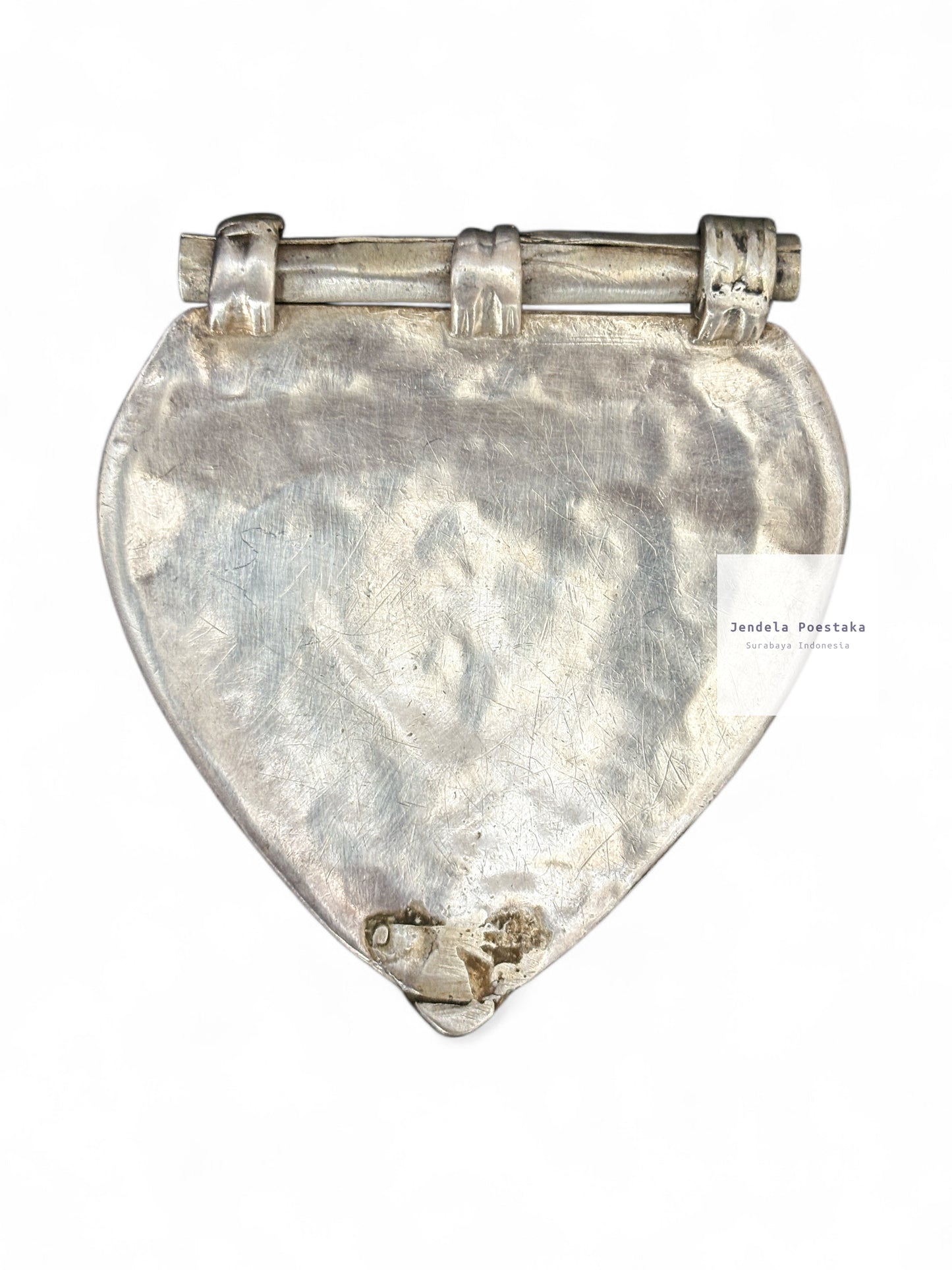 Antique Silver Modesty Plate (Caping) – 19th Century South Sulawesi
