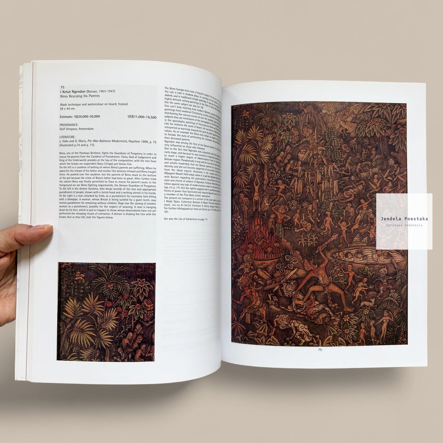 Christie's Singapore Pre-War Balinese Modernists, 1928-1942: From a private European Collection (Including works selected by Gregory Bateson and Margaret Mead)