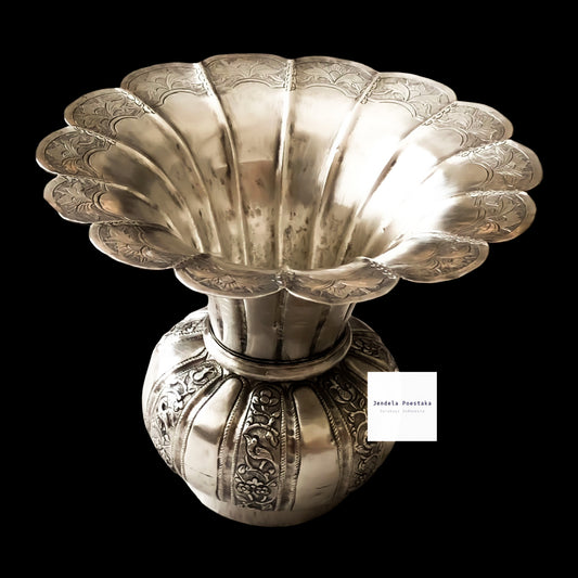 Peranakan Silver Spittoon