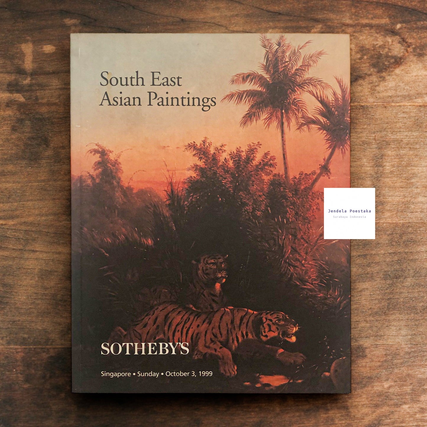 Sotheby’s Singapore: South East Asian Paintings. Sunday 3 October 1999