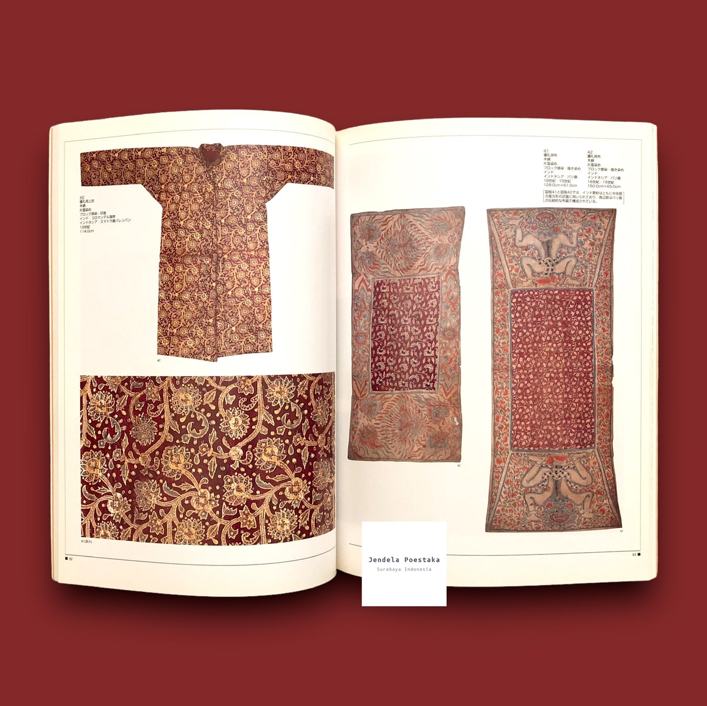 Unknown Indian Chintz: Discoveries in the South Sea Islands of Indonesia / Shira rezaru Indo Sarasa Nankai no shimajima Indoneshia ni okeru hakken