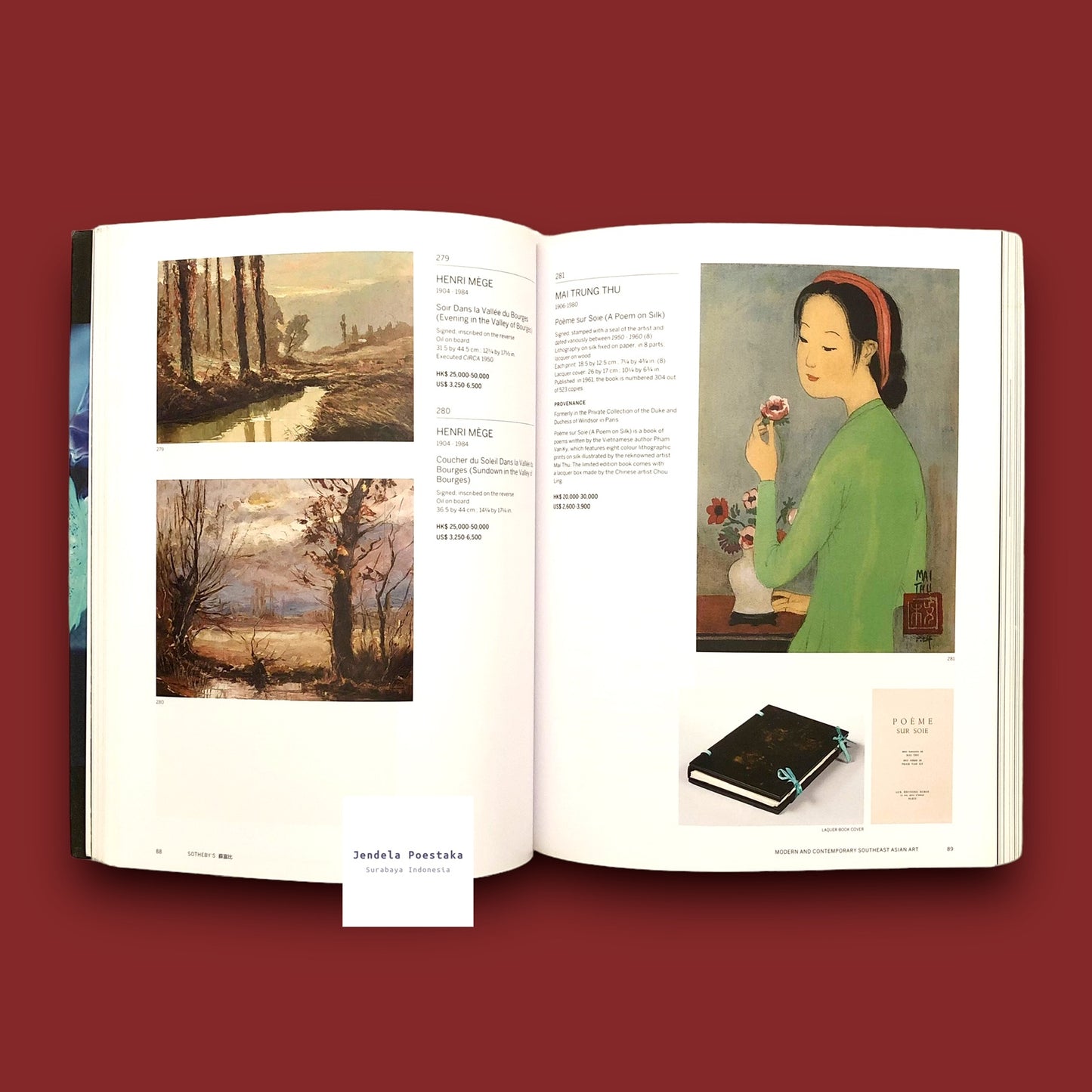 Sotheby’s Modern & Contemporary Southeast Asian Art: Hong Kong 5 April 2015