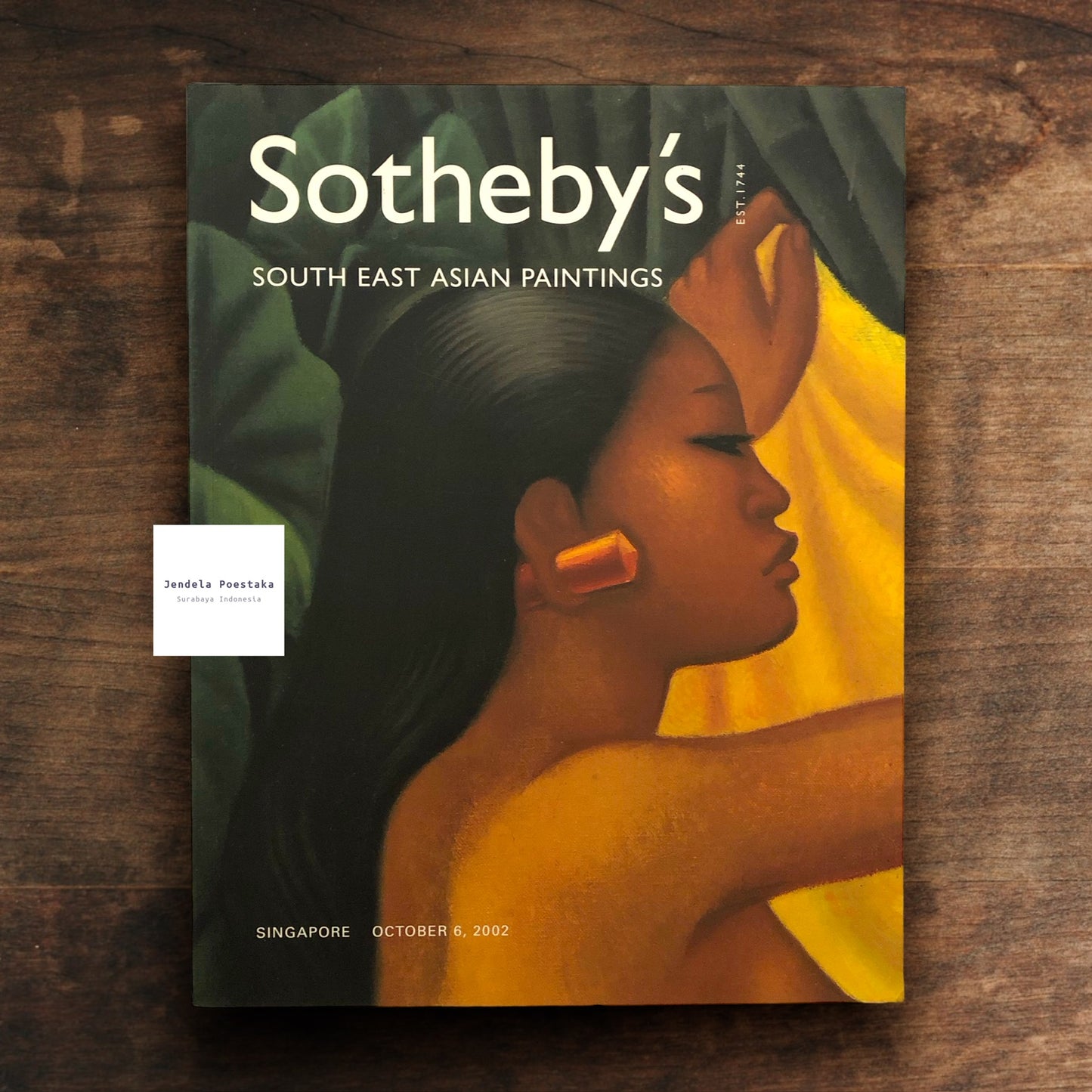 Sotheby’s Singapore: South East Asian Paintings. Sunday 6 October 2002