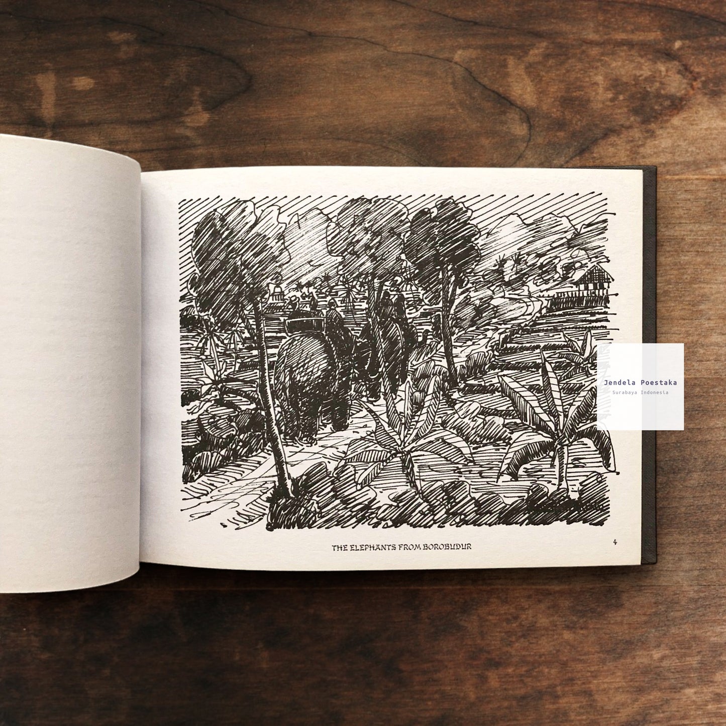 Amanjiwo: A Journey in Central Java. Sketchbook by the Artist van der Sterren - Limited Edition of 150 copies