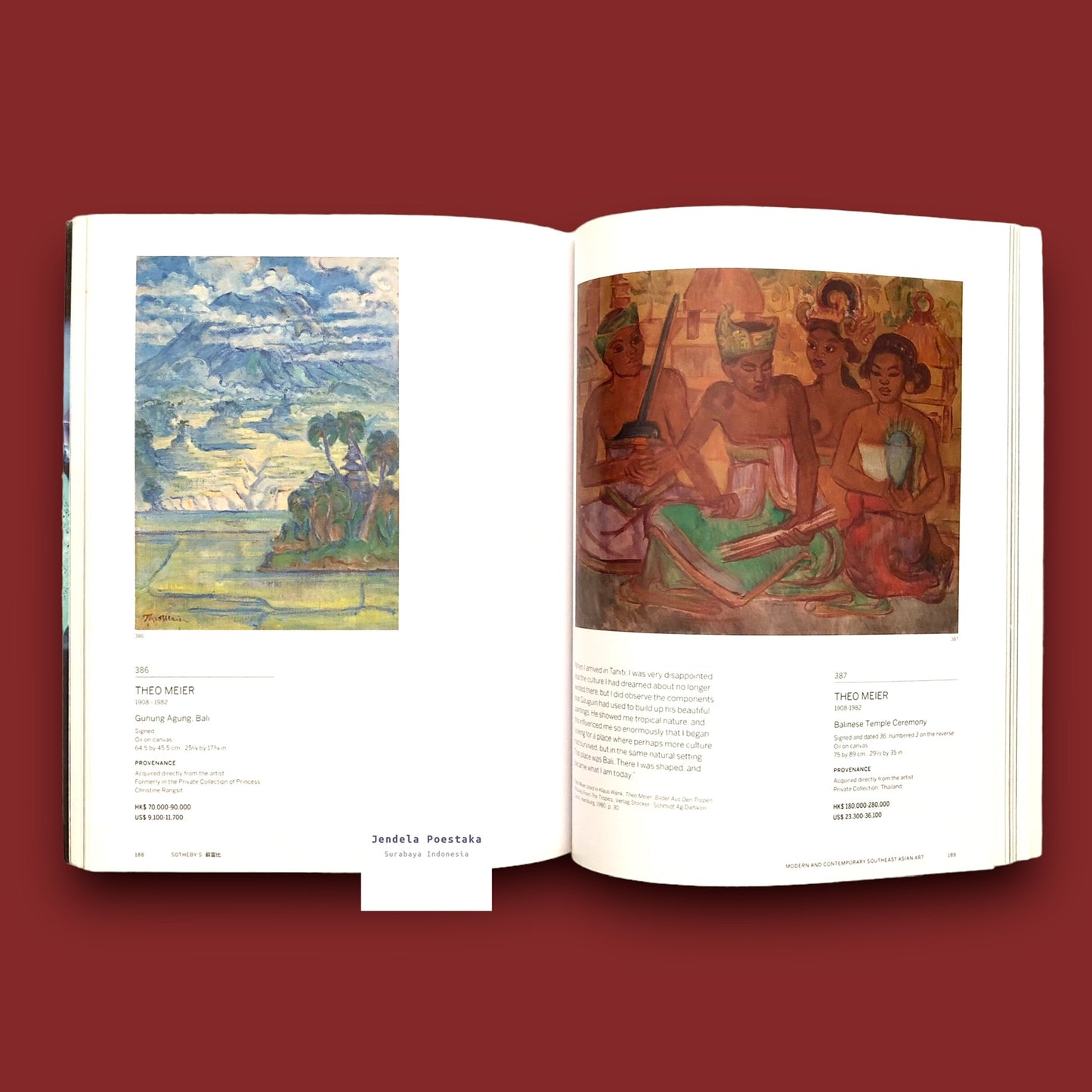 Sotheby’s Modern & Contemporary Southeast Asian Art: Hong Kong 5 April 2015