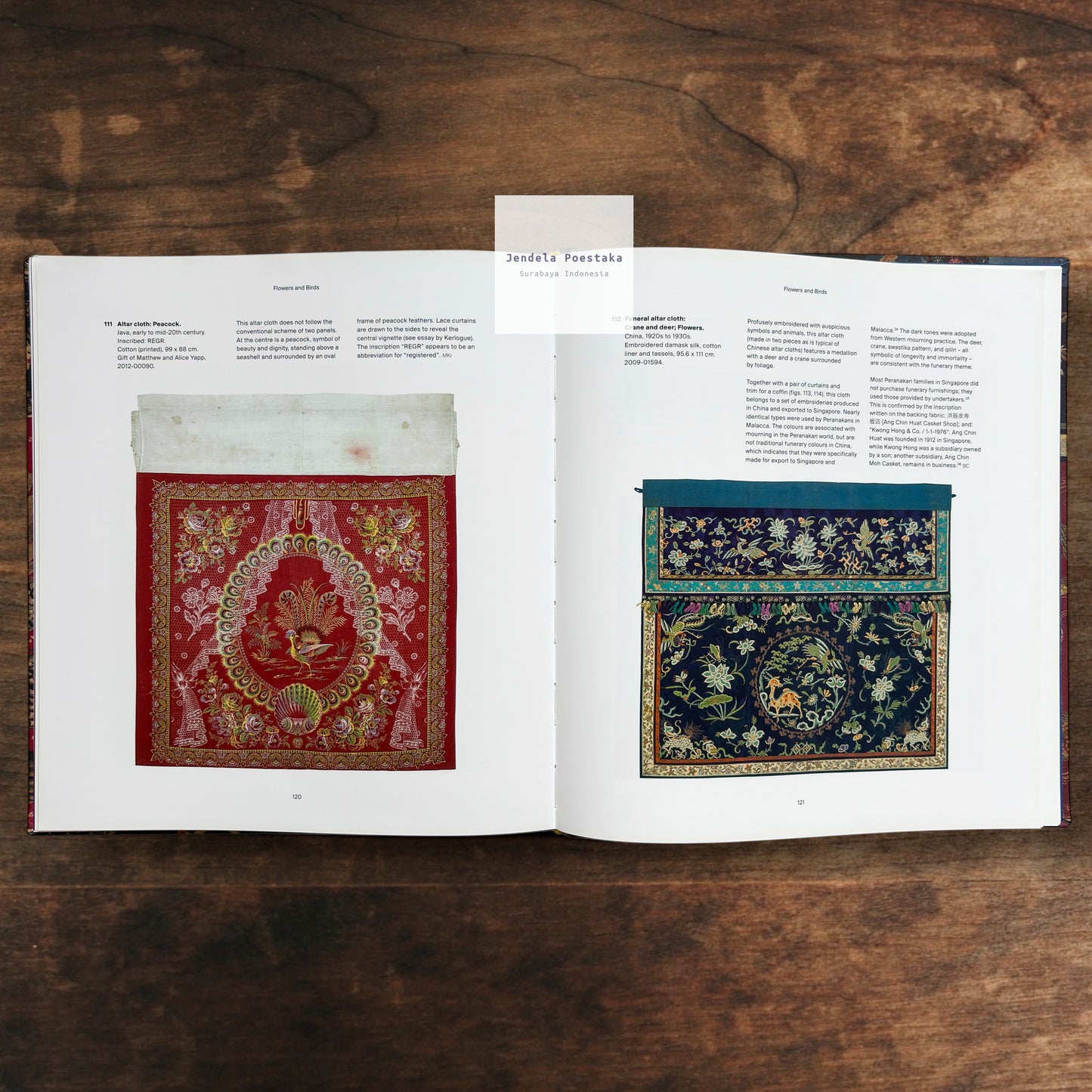 Auspicious Designs: Batik for Peranakan Altars