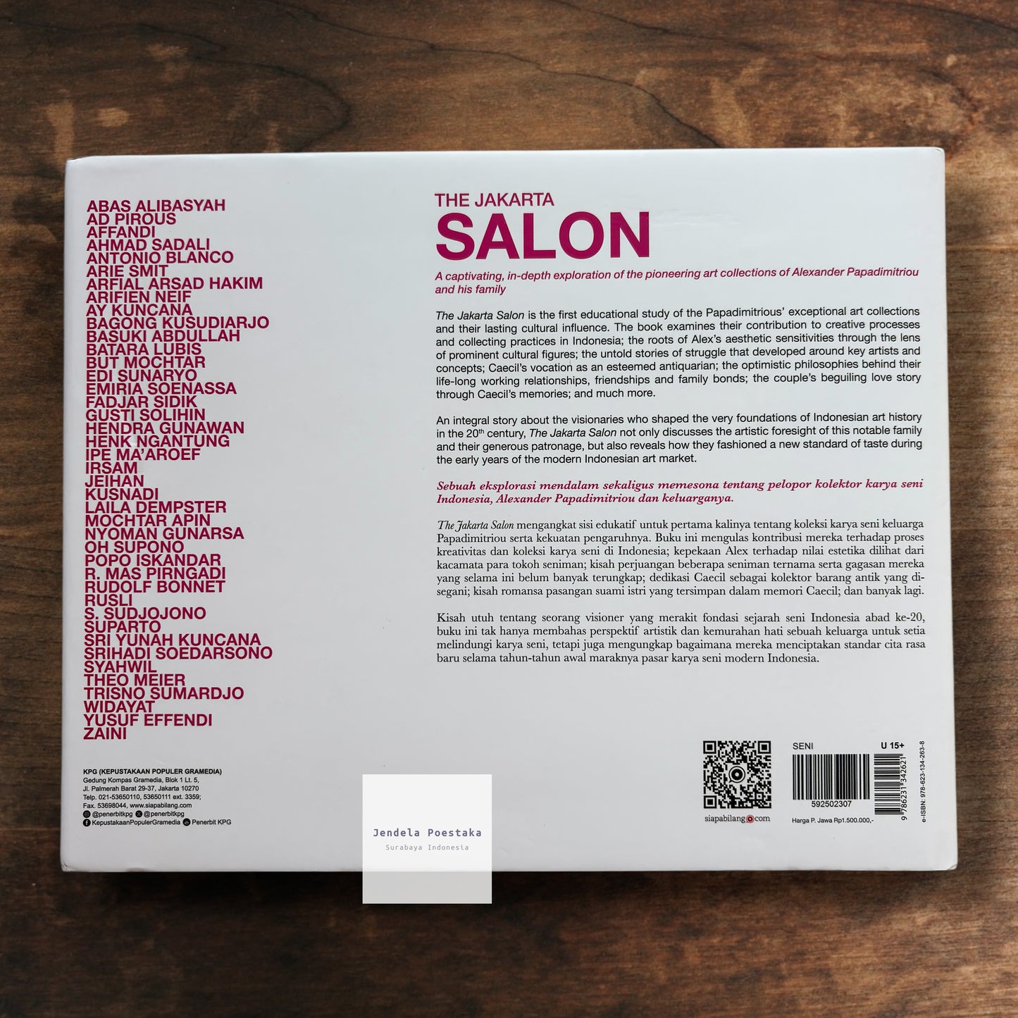 The Jakarta Salon: The Patronage of the Papadimitrious Shaping Modern Art in Indonesia