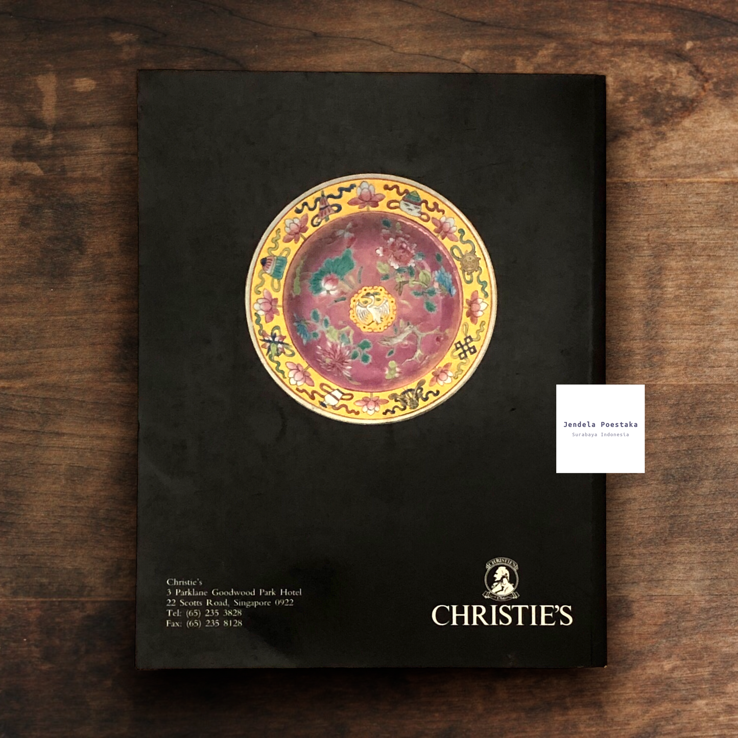 Christie’s Singapore: Straits Chinese Ceramics and Works of Art. Saturday 30 September 1995