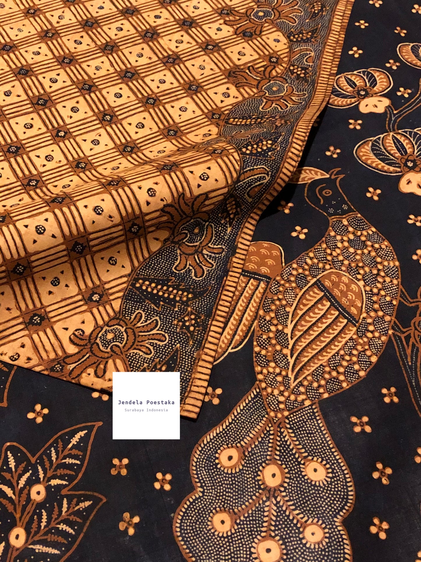 Kain Sarong Batik Tulis Central Java Sogan