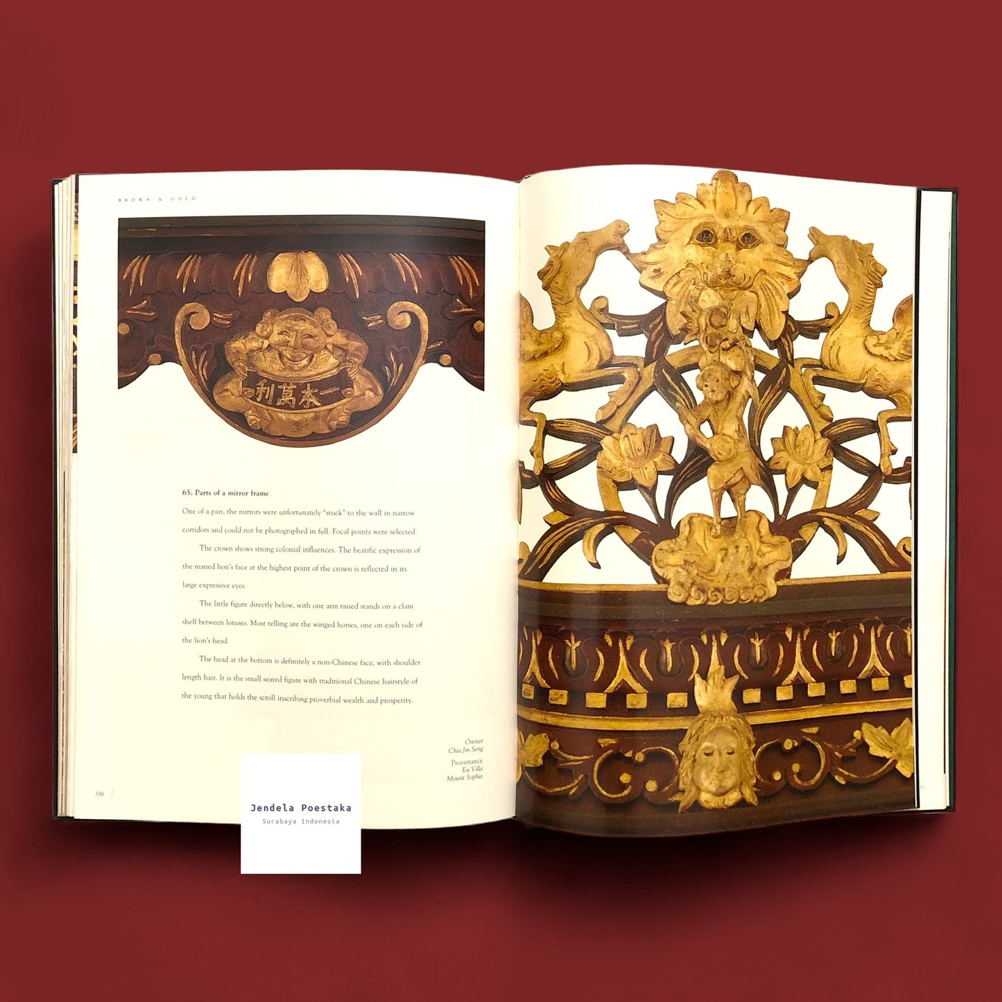 Brown & Gold: Peranakan Furniture from the Late 19th Century to the mid 20th Century