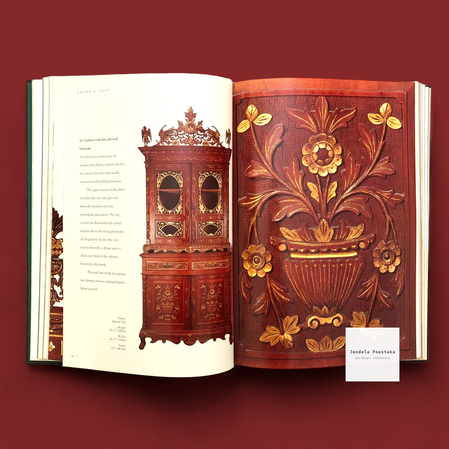 Brown & Gold: Peranakan Furniture from the Late 19th Century to the mid 20th Century